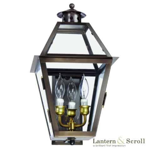 CH 27 Wall Copper Lantern and Scroll scaled -