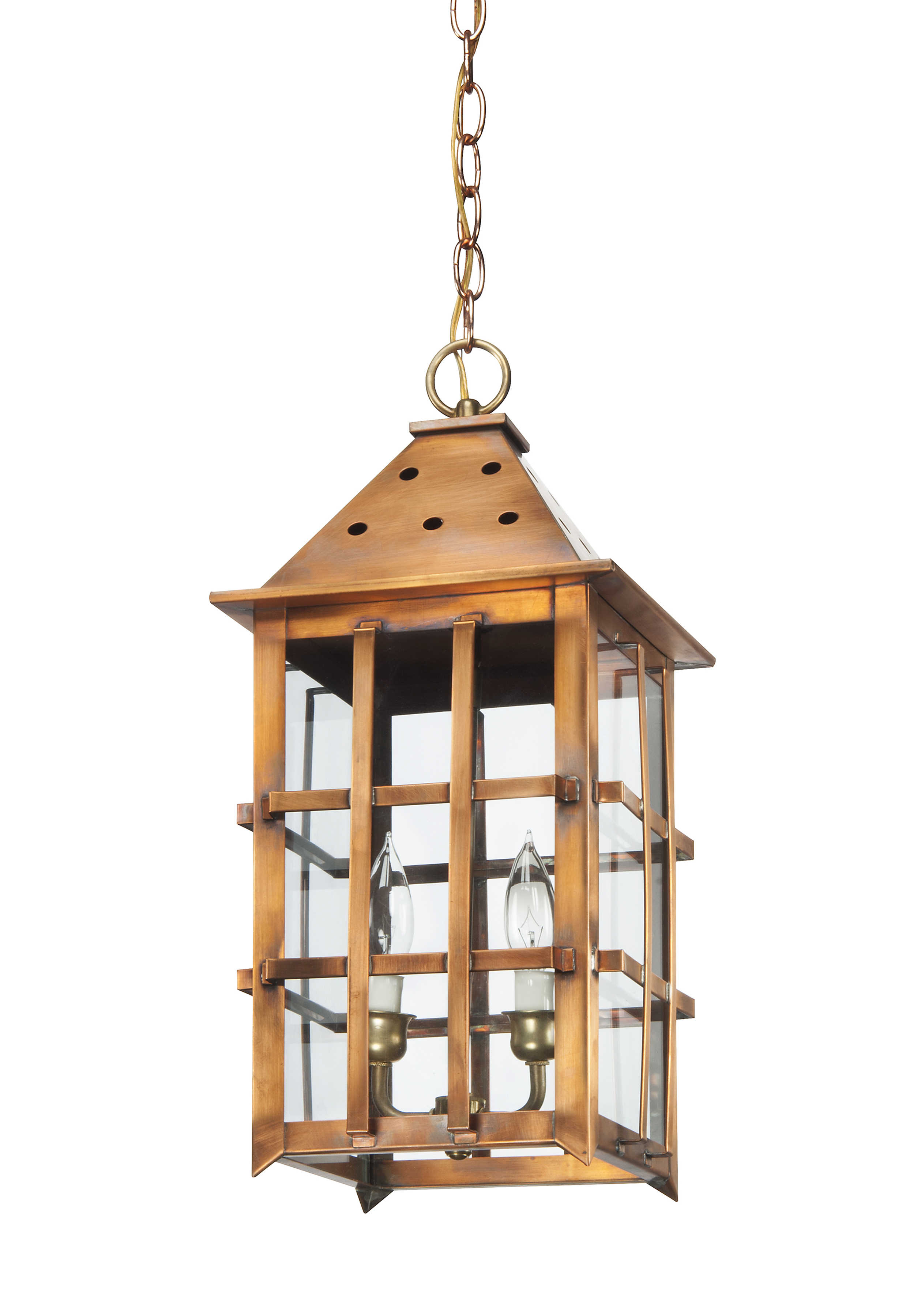 St. Michaels Alley Collection SM-3 hanging bronze lantern hanging lantern copper lantern electric lantern traditional electric lantern traditional lantern traditional hanging light coastal lighting