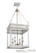 hanging ceiling light lantern white copper chain brass bronze interior exterior gas electric scroll